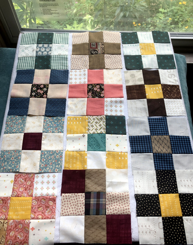 My SewCalled Quilts Cottonwood Quilt NinePatch Squirrel Part 2