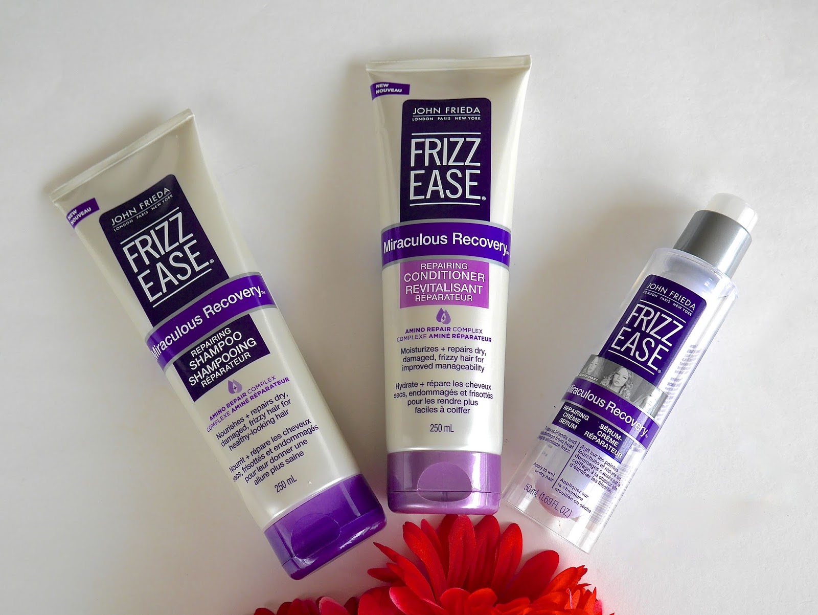 Healthy Frizz Free Hair Made Possible with John Frieda Miraculous Recovery  Range / Reflection of Sanity