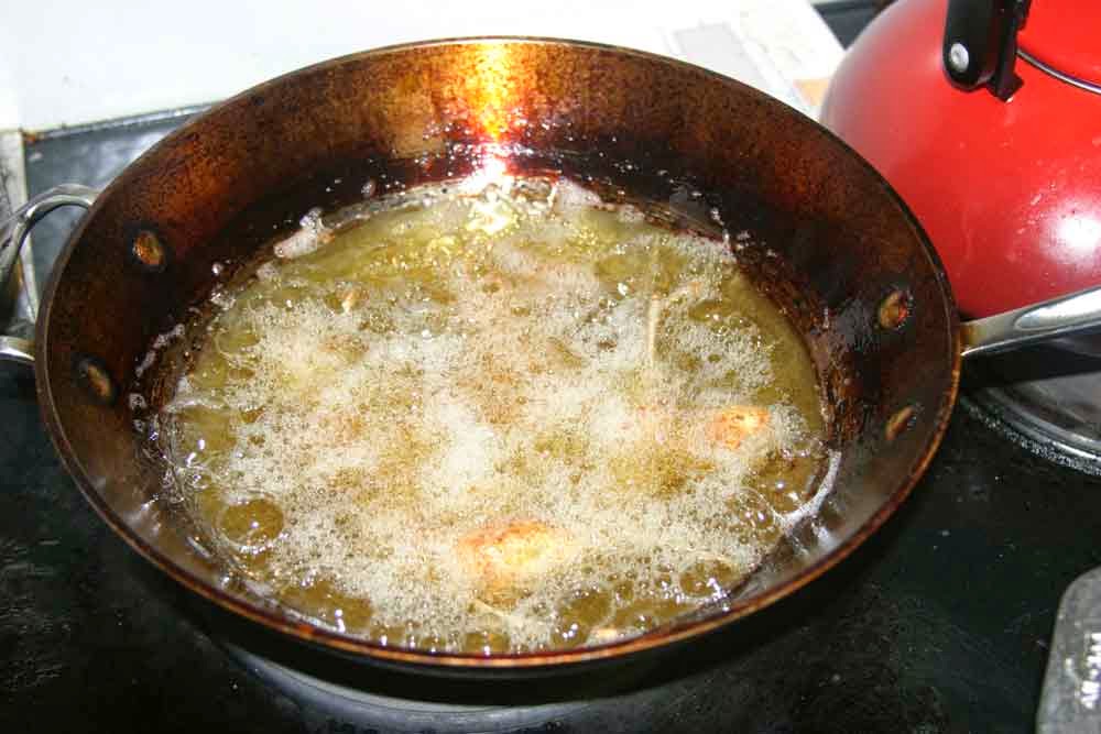 An Eat'n Man Fried Caper Berries