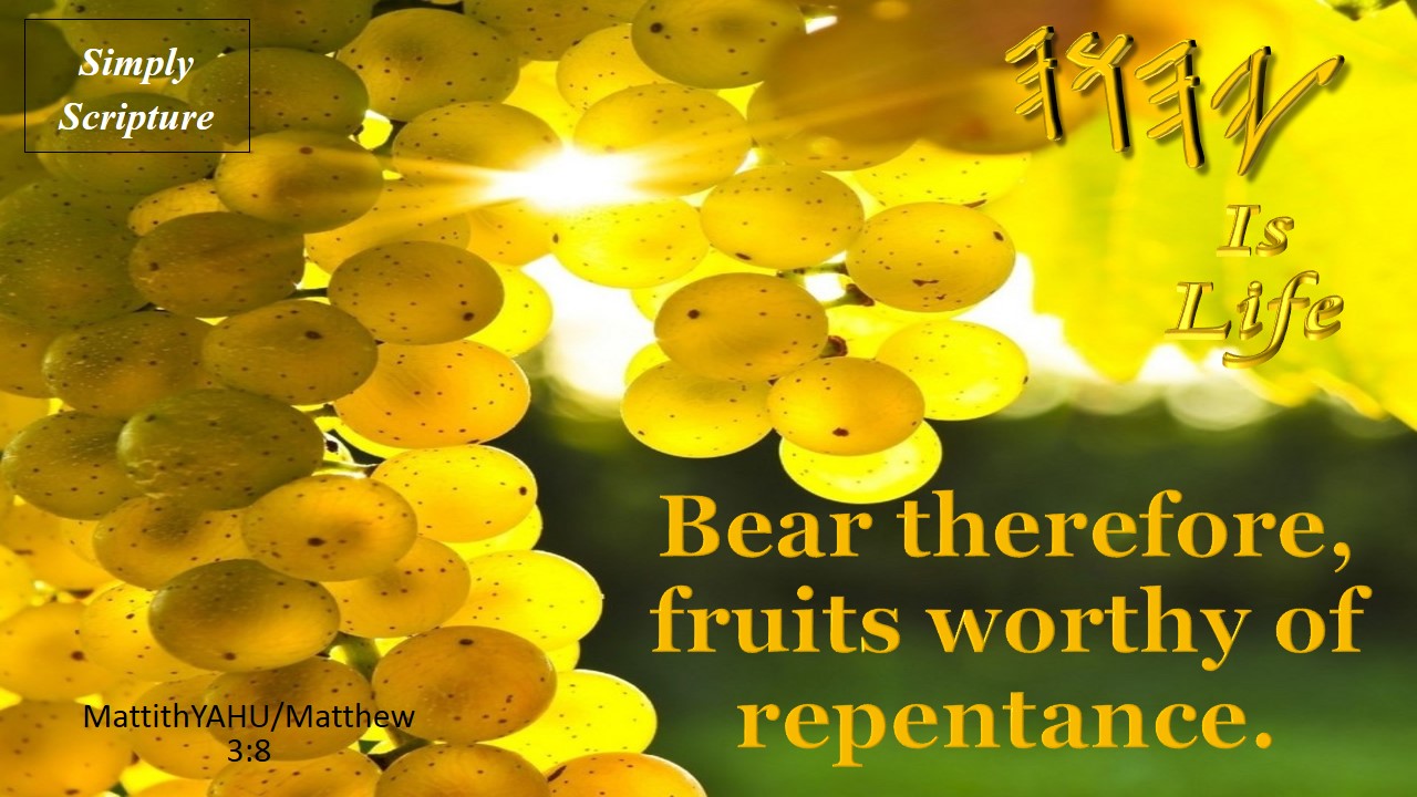 Yadah YAH Repentance, Passover, Unleavened Bread