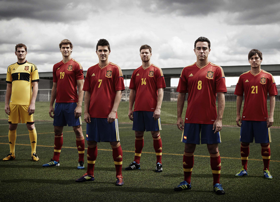 anuncio camiseta de la selección española Eurocopa 2012