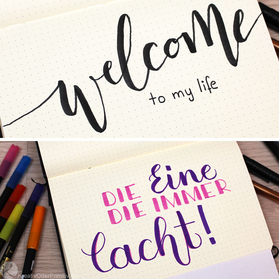 Die Welt Der Schonen Buchstaben Handlettering Meine