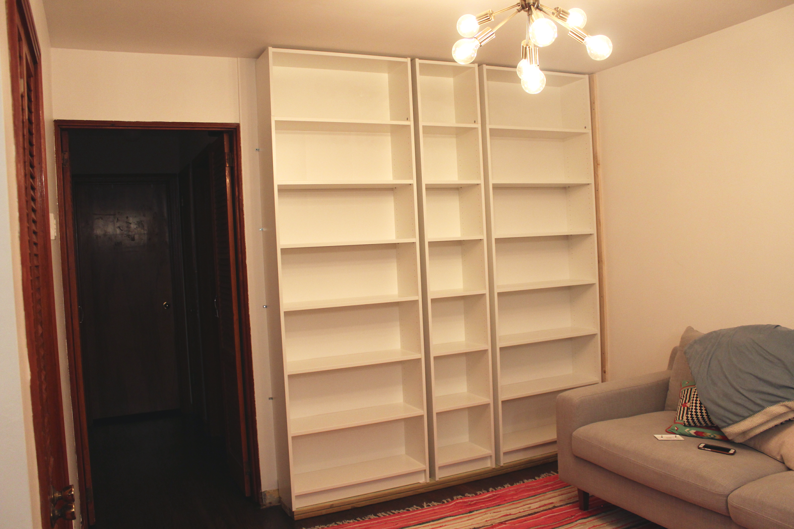 Ikea Built In Billy Bookcases The Surznick Common Room