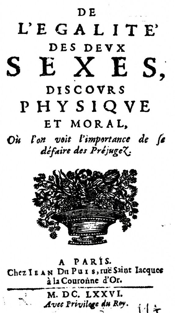 ÁPEIRON La influencia de Descartes en el pensamiento feminista Poullain de la Barre