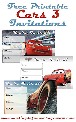 cars 3 party printables