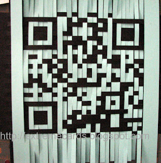 QR code weaving birthday card