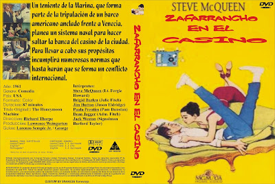 Cover, carátula, dvd: Zafarrancho en el casino | 1961 | The Honeymoon Machine