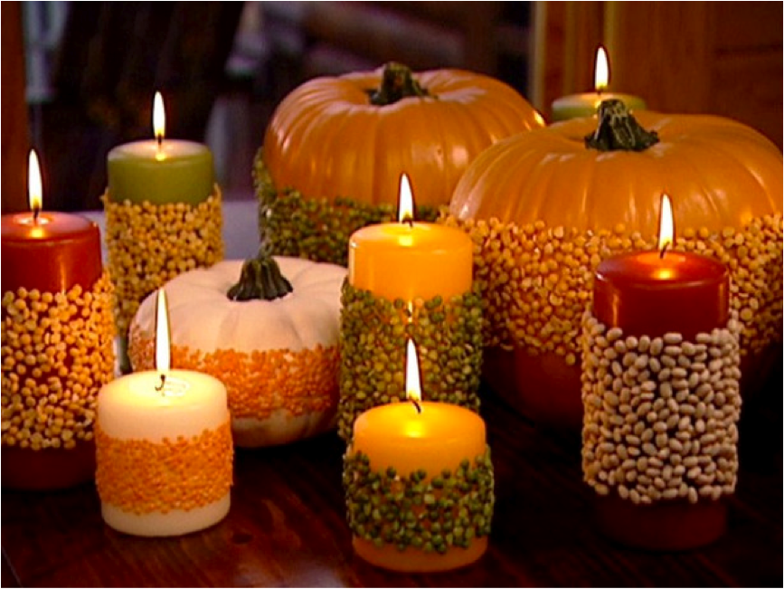 Candle Fall Decoration
