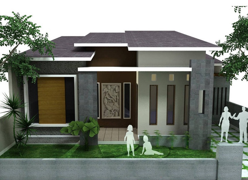 Rumah Minimalis 2018 Tampak Depan