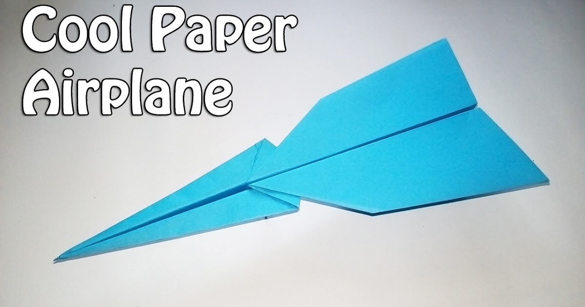 How to make a complex paper airplane picture
