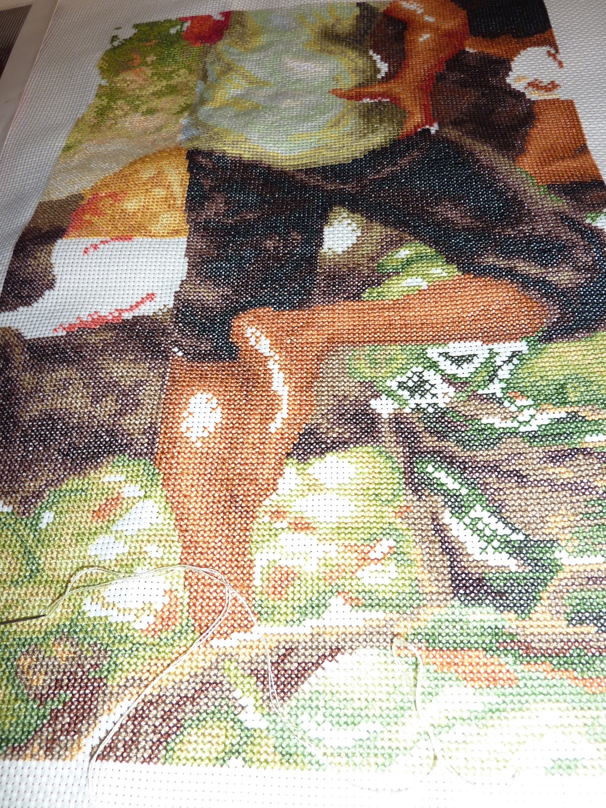 to Casa de Arancon! My Amorsolo Cross Stitch Project