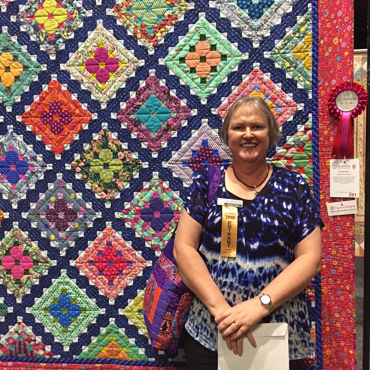 Wendy's Quilts and More Vibrant Curiosities in QuiltNSW Exhibition 2018
