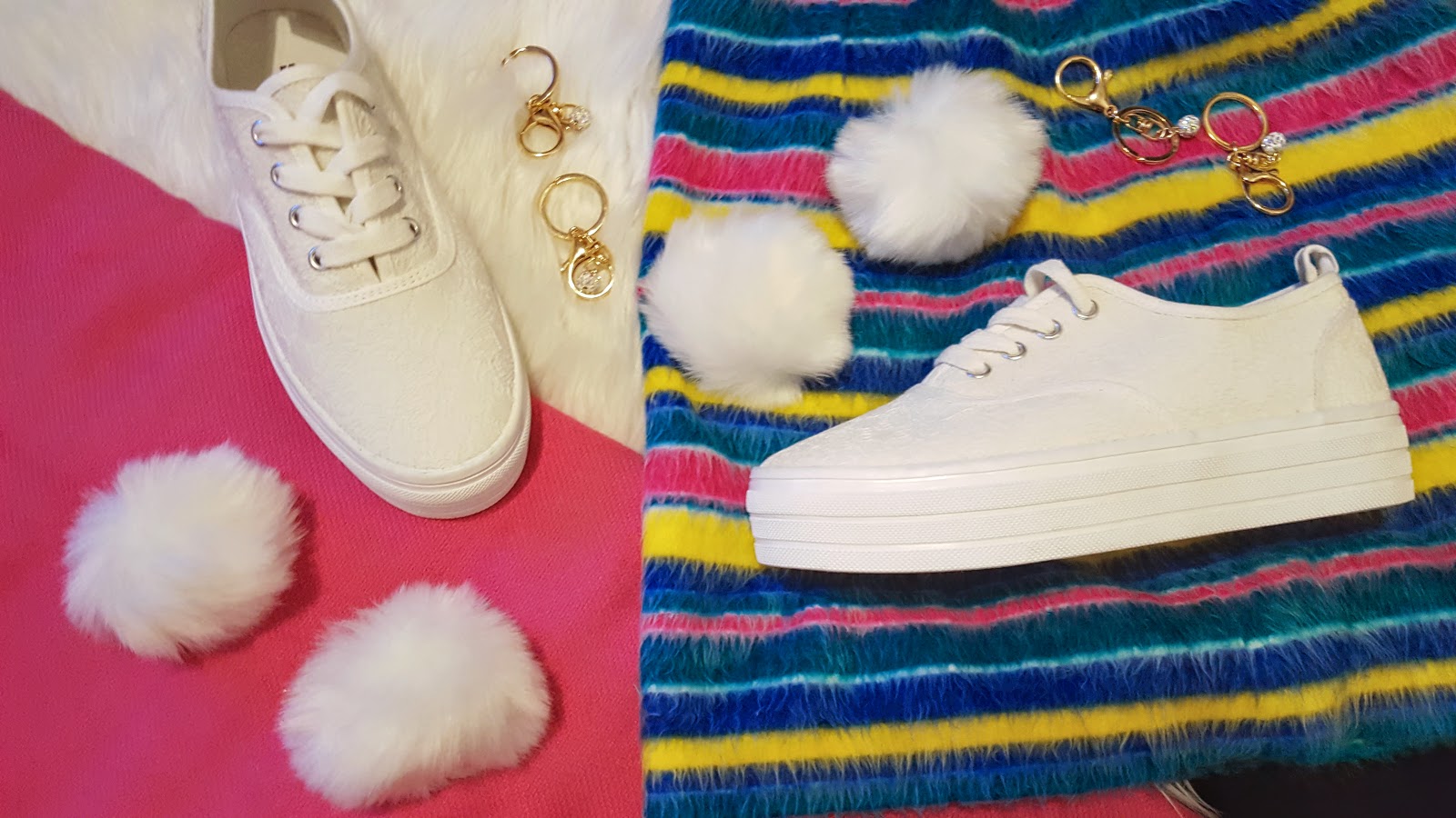 Make Your Own Pom Pom Sneakers in 5 Minutes Compass Lane Chic