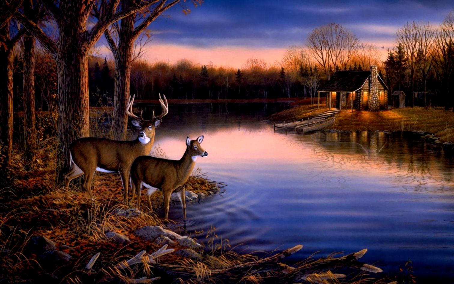 Paintingart widescreenlandscape wallpaper Picture 1680x1050