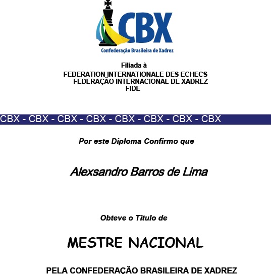 CBX - Confederação Brasileira de Xadrez