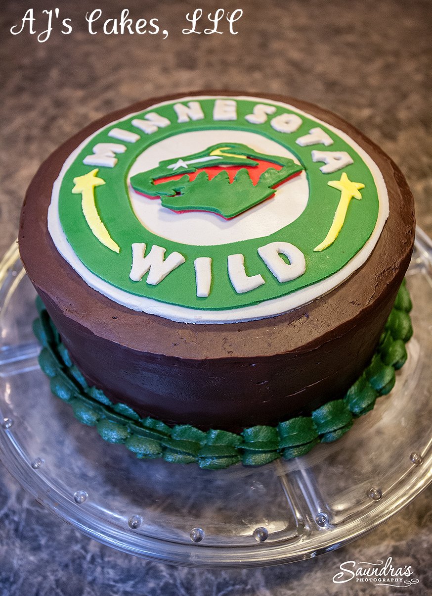 AJ's Cakes Minnesota Wild Cake