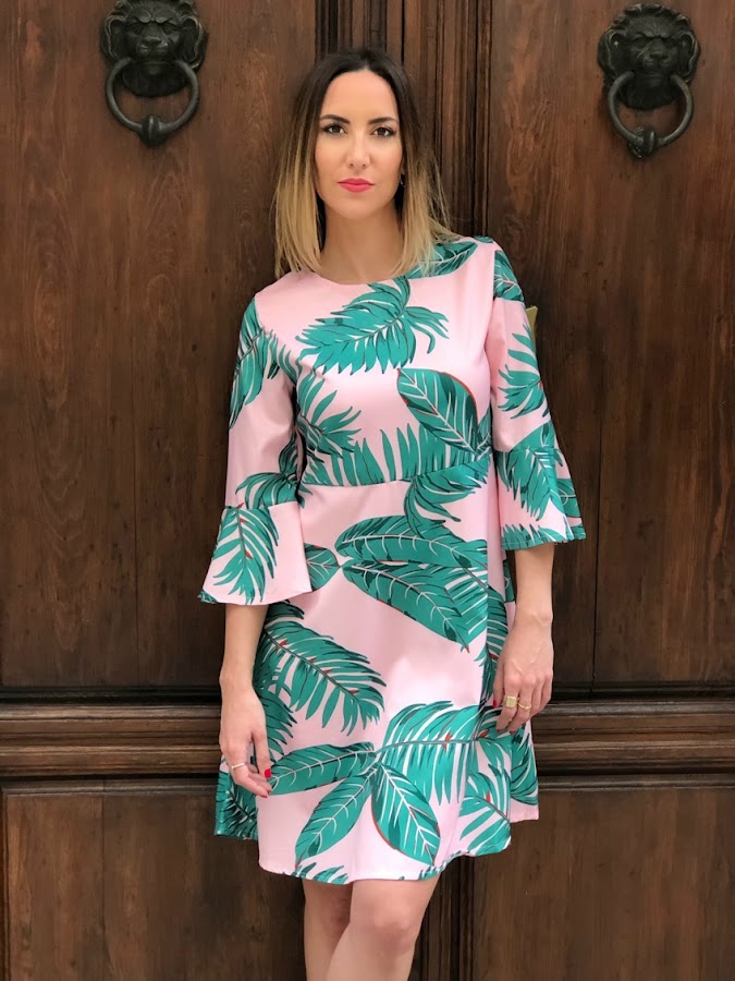 Fitness And Chicness-Leaf Print Dresses La Familia-11