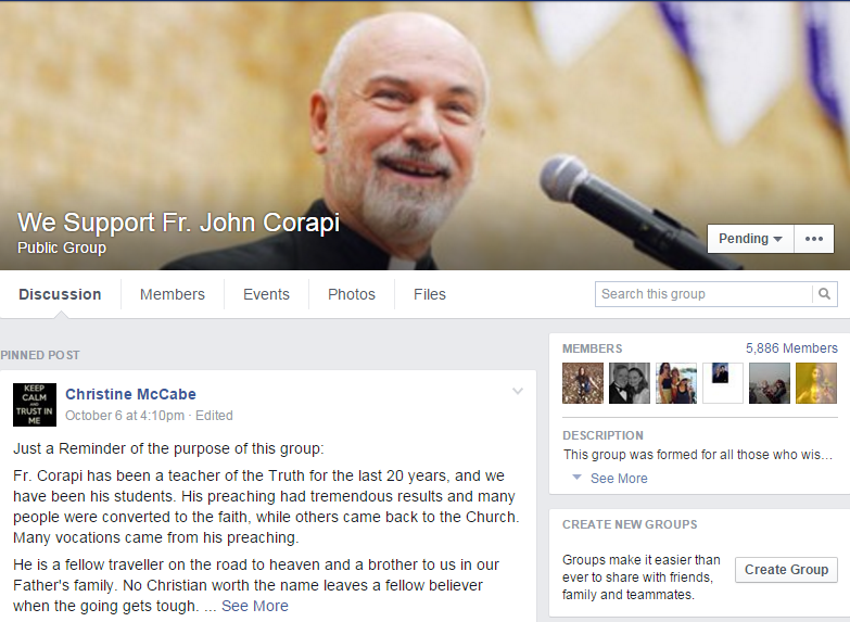 Sacerdotus: Saqqal & the Corapi Facebook Cult