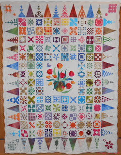 Dear Jane Quilt (Hand-Dyed Fabrics) Paula Klein