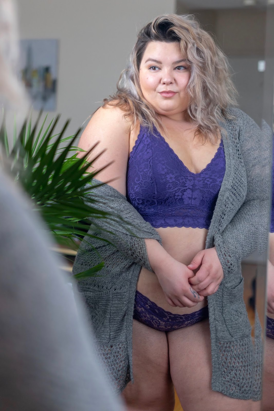 Chicago Plus Size Petite Fashion Blogger, YouTuber, and Model Natalie Craig, of Natalie in the City, shares how she builds confidence and some of her favorite lingerie