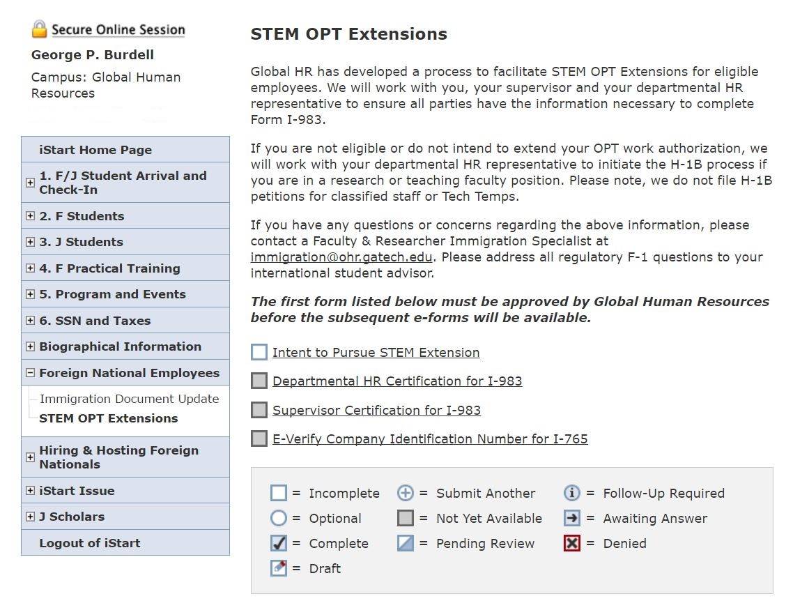 The Global Buzz STEM OPT Extension Eforms Now Available!