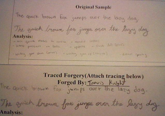 isanchezForensics: Hand-Writing Analysis Section (Wednesday November 30 ...