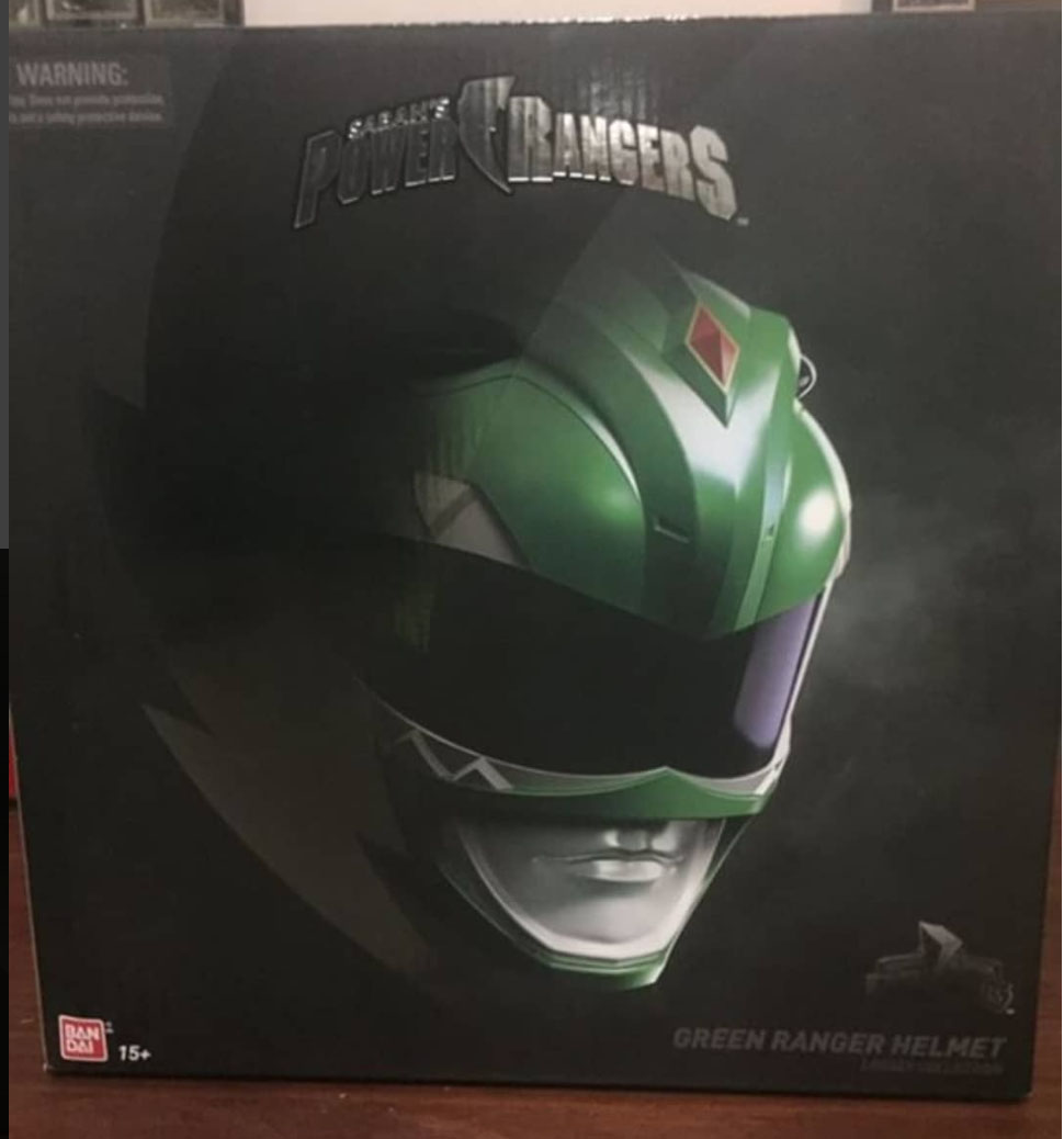 MMPR Leagcy Green Ranger Helmet Released In Australia JEFusion