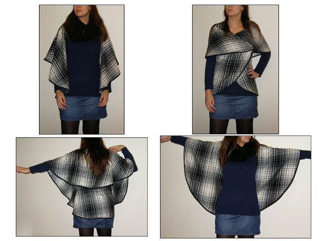 modele couture poncho
