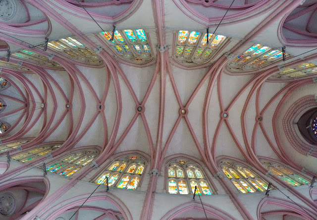 Our Lady of Lourdes Church Tiruchirappalli ceiling trichy
