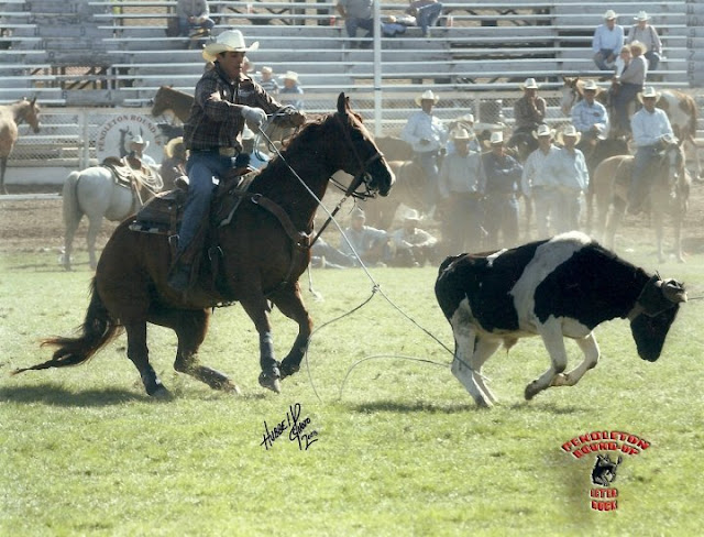 The Roping Blog: Patrick Smith roping @ Pendleton