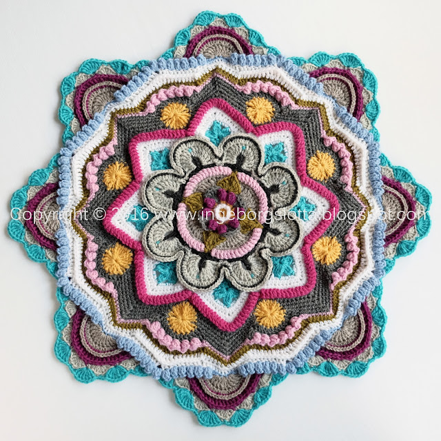 Mandala madness CAL 2016 part 5 crochet