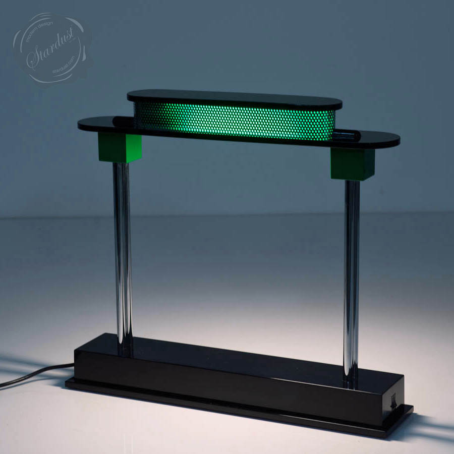 Pausania Artemide Library Desk Lamp W Emerald Green Shade