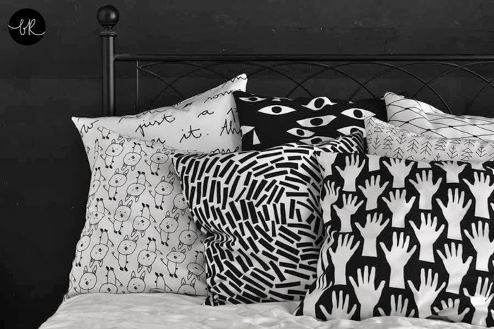 Henrike Schoen textile design black&white