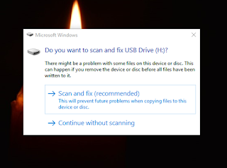 Trik Windows : Cara mengatasi error pada flash disk di Windows