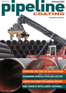 Pipeline Coating - February 2015 | ISSN 2053-7204 | TRUE PDF | Quadrimestrale | Professionisti | Tubazioni | Materie Plastiche | Chimica | Tecnologia
Pipeline Coating is a quarterly magazine written exclusively for the global steel pipe coating supply chain.
Pipeline Coating offers:
- Comprehensive global coverage
- Targeted editorial content
- In-depth market knowledge
- Highly competitive advertisement rates
- An effective and efficient route to market