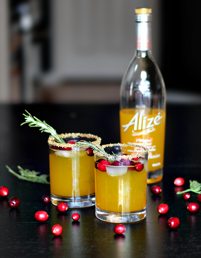 Holiday Gold Passion Fruit Spritzer