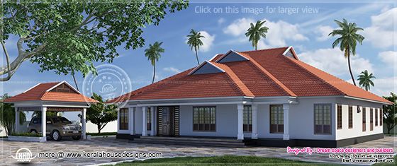 Single storey Kerala villa