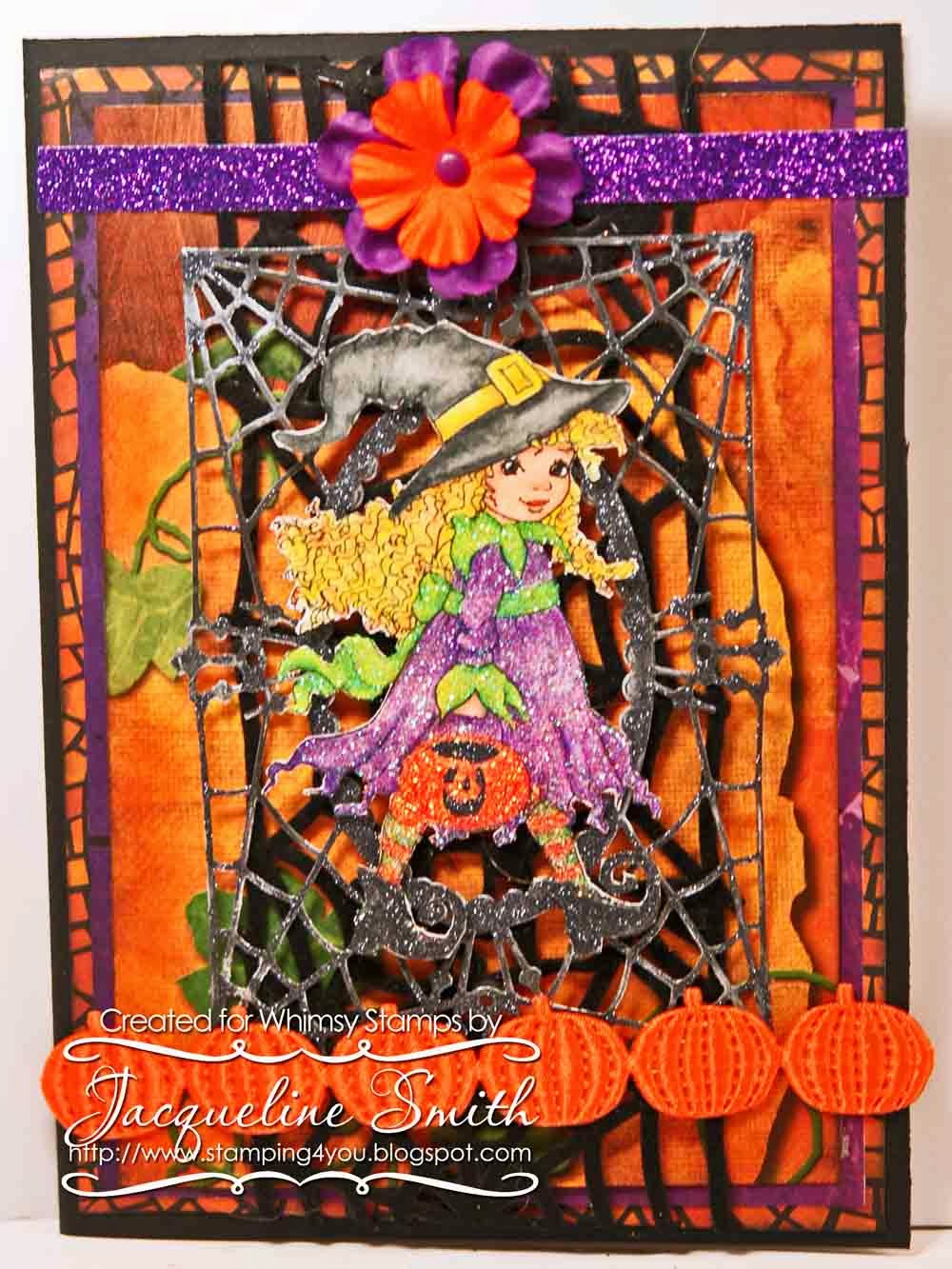 Halloween Card for Whimsy Stamps