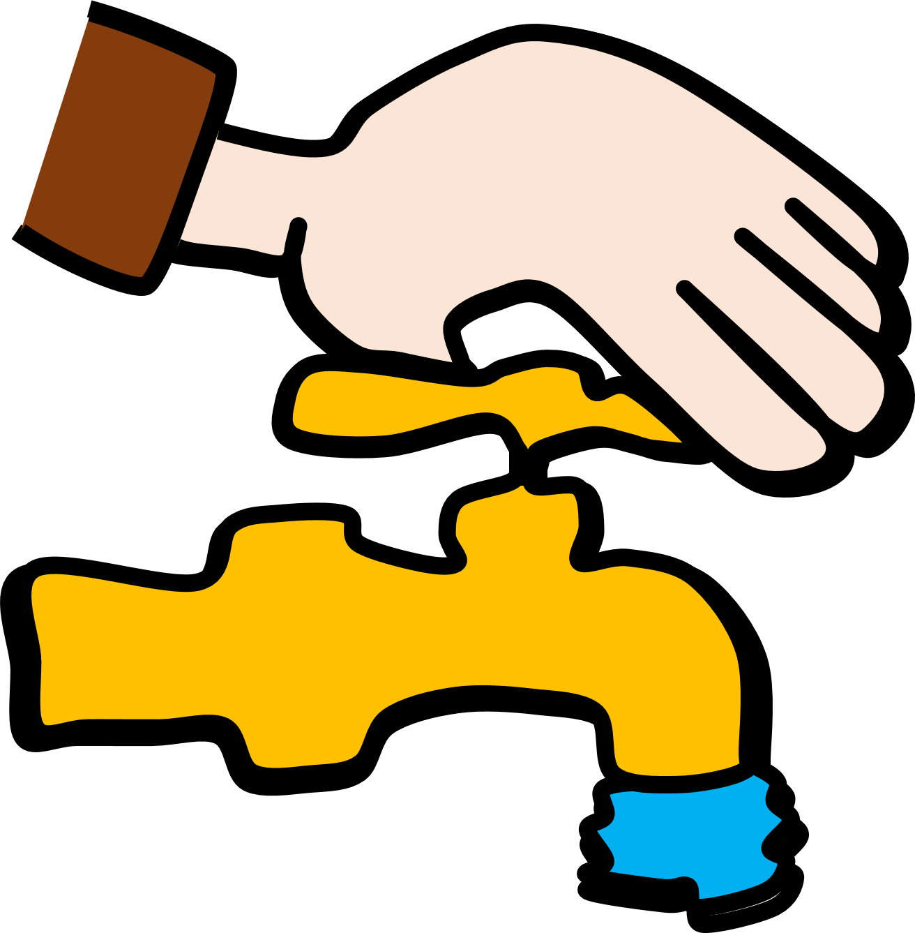 Closing Tap Clipart