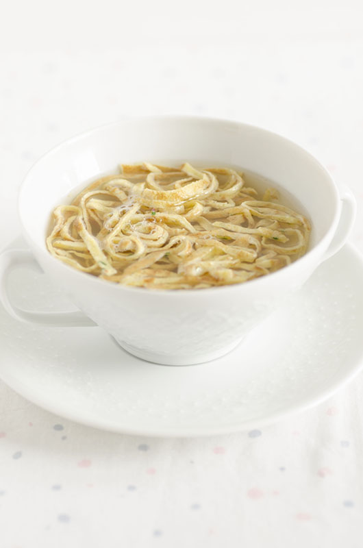 Colazione da Jo Minestra Celestina o consommé Celestine