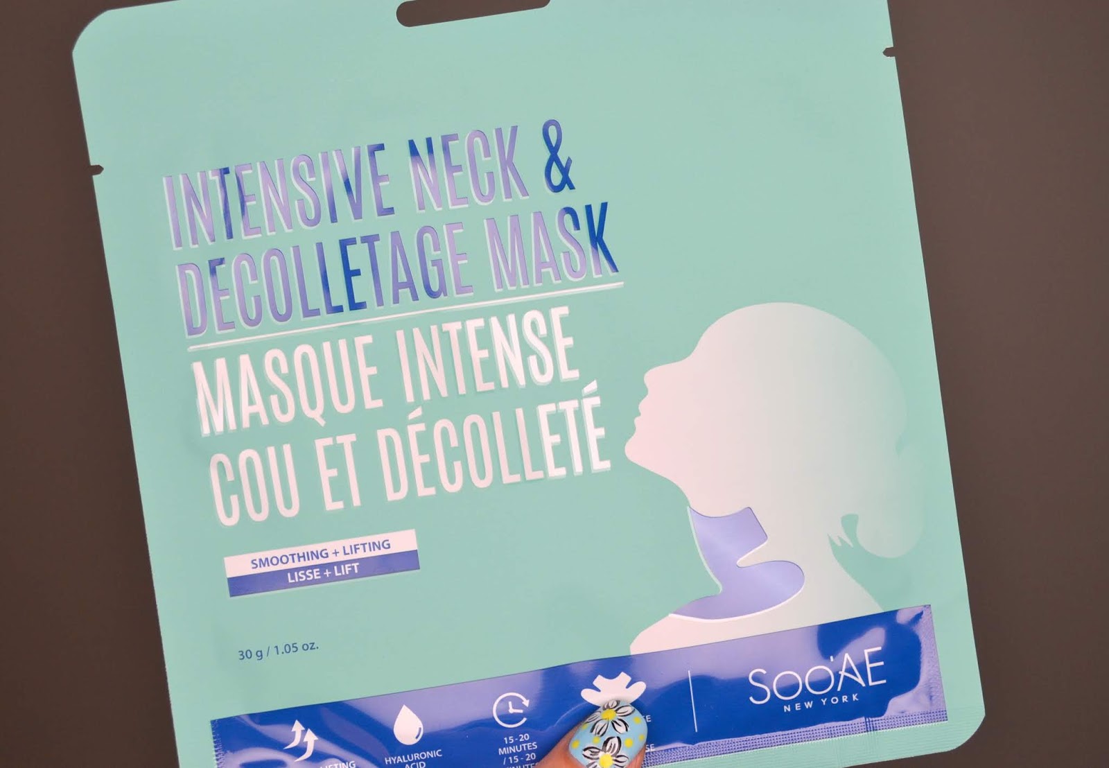 SHEET MASK Soo'AE Intensive Neck and Decolletage Mask 