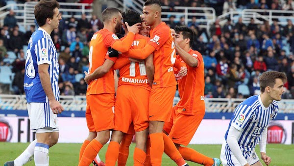 Alineaciones posibles del Málaga - Real Sociedad