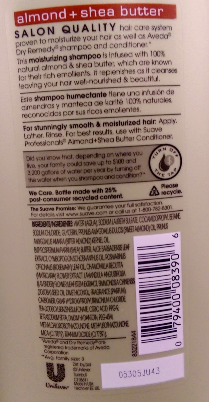 I am not a Hipster WARNING Suave Professionals Almond & Shea Butter