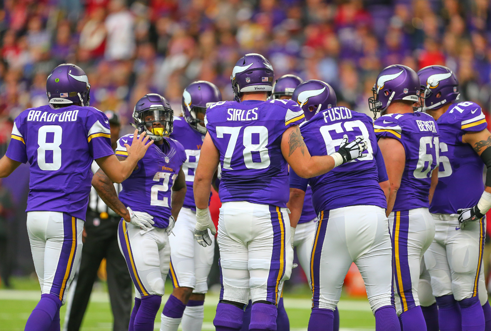 Vikings Corner Vikings PreTraining Camp 53Man Roster Projection Offense