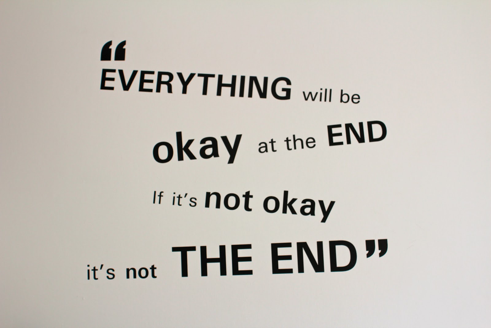 In the end на русском. At the end in the end разница. Everything will be okay. Not the end. Everything is okay.