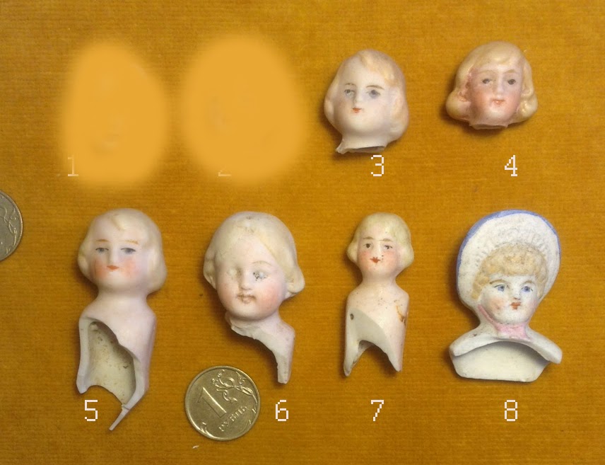 глиняные антикварные кукольные головки. головы для кукол заготовки. головки куколок. антиквариат головки кукол. антикварные головки для кукол.