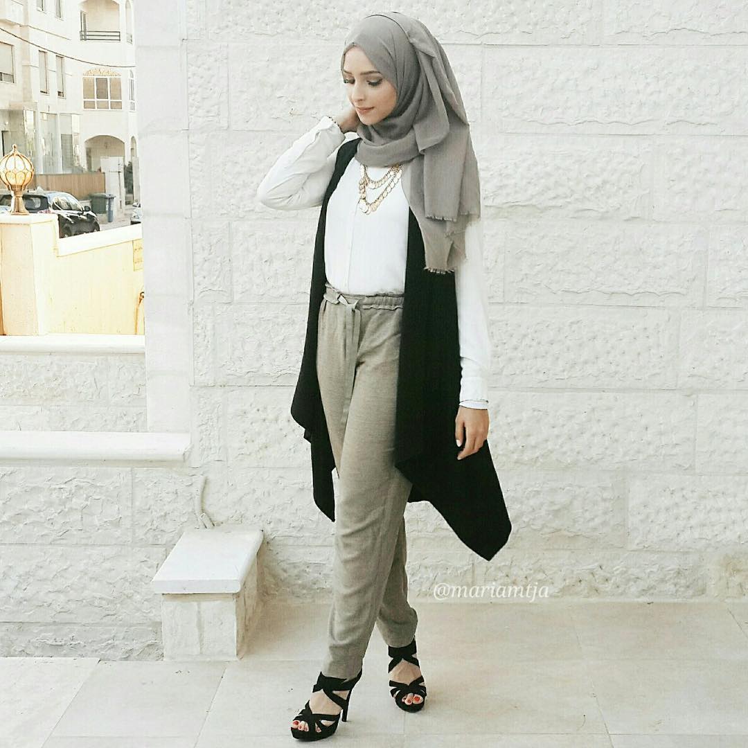 Trend Model  Busana  Hijab Casual  Remaja  Terbaru Foto 