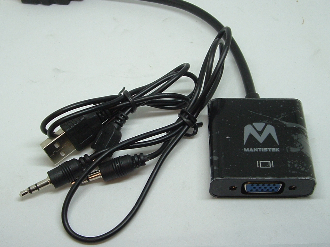 Mein Elektronik Hobby Ausgepackt und angepackt HDMI zu VGA Adapter mein alter Monitor soll