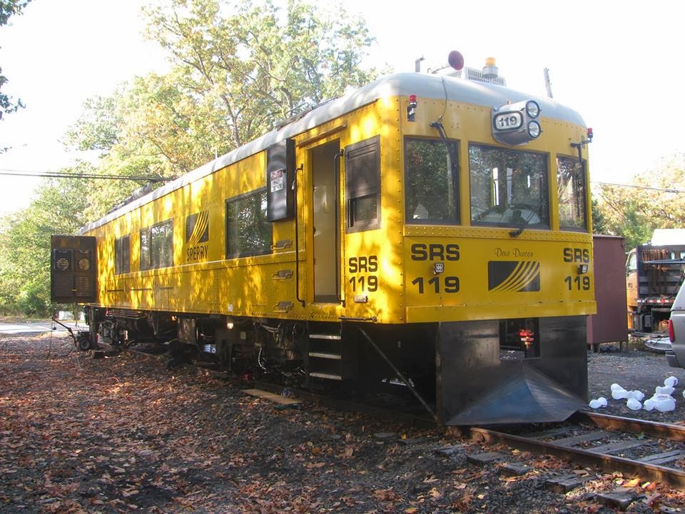 The Newburgh Branches of the Erie Railroad Sperry Railcar 119 at