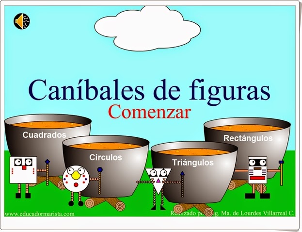 "Caníbales de figuras" (Juego de Figuras Planas)